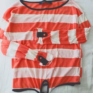 Francesca's Blue Rain long sleeve shirt